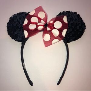 Minnie Mouse Sequin Ears Headband
